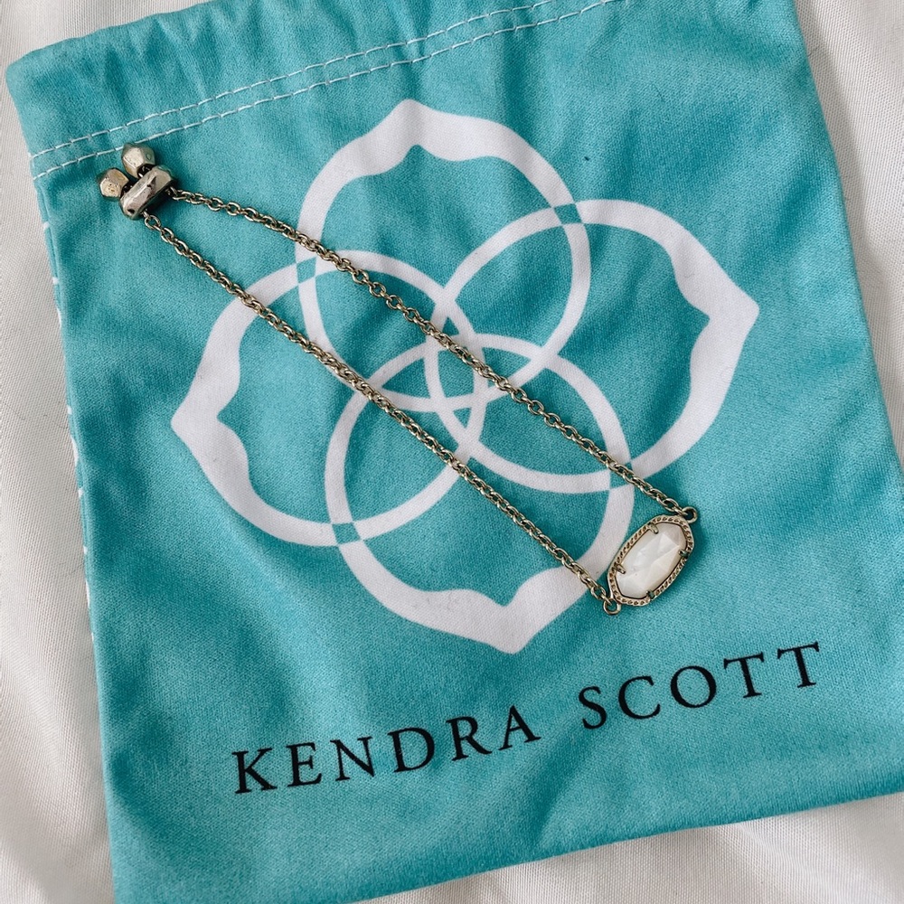 Kendra Scott Elaina Gold Adjustable Chain Bracelet